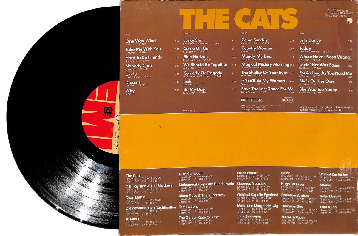 The Cats - Super Gold (Almanya Baskı) 2 LP PLAK (10/8) PLK25980 - 2