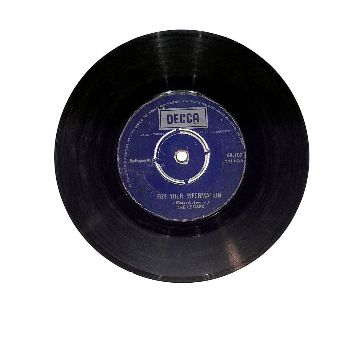 The Cedars - For Your Information / Hide If You Want To Hide PLAK (10/5.5) PLK23421 - 2