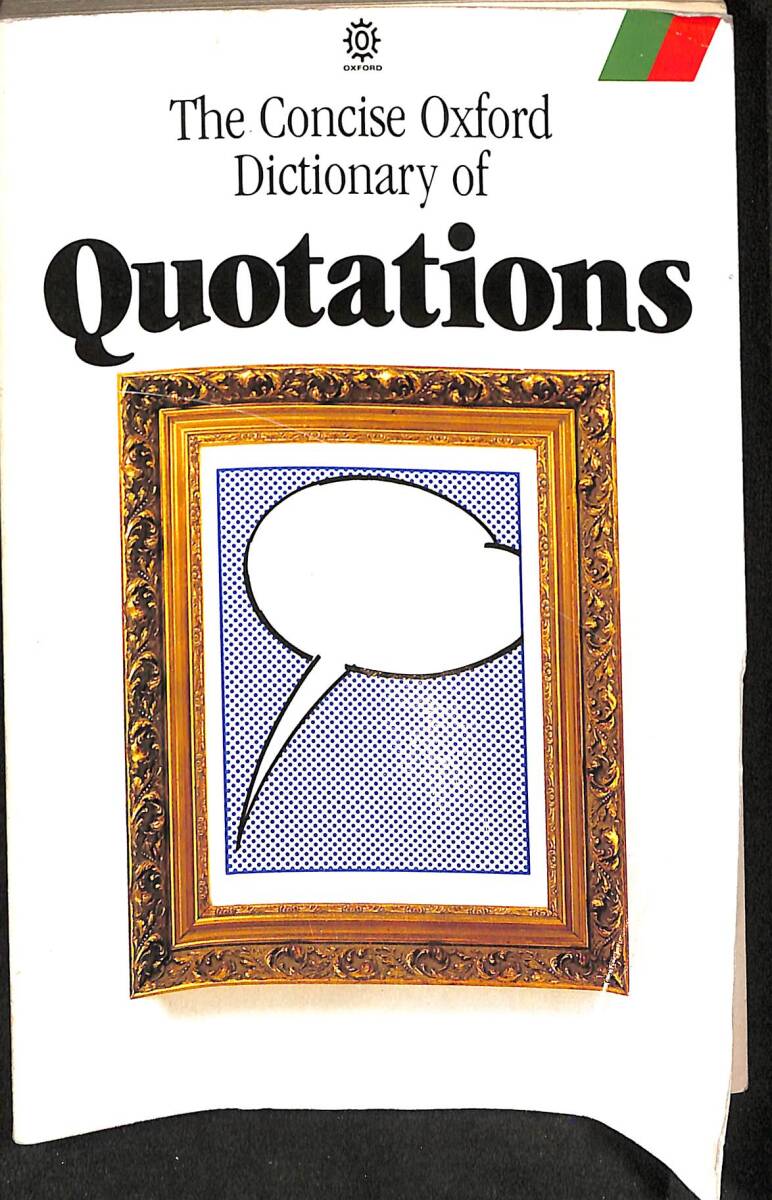 The Concise Oxford Dictionary of Quotations NDR92536 - 1