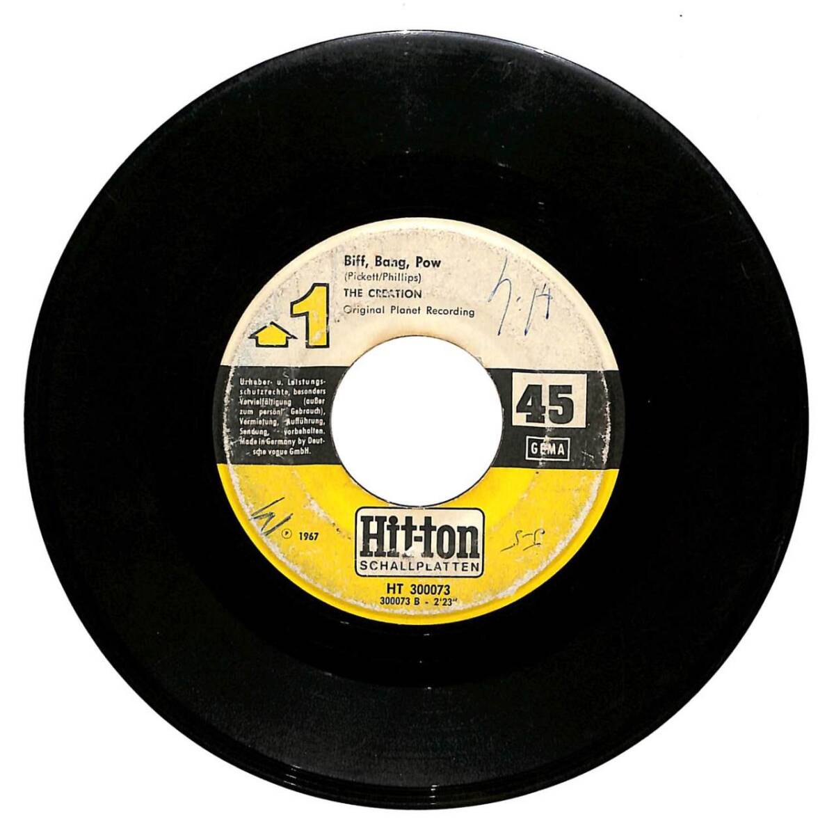 The Creation (1967) ‎– Painter Man Biff,Bang,Pow (106.5) PLK12550 - 2
