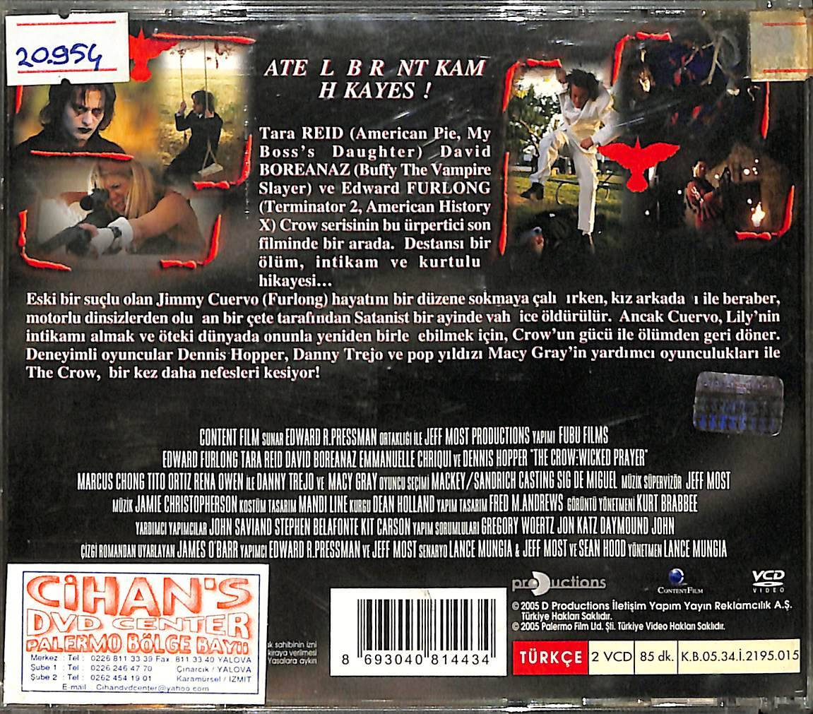 The Crow - Kötülüğe Çağrı VCD Film (İkinci El) VCD27730 - 2