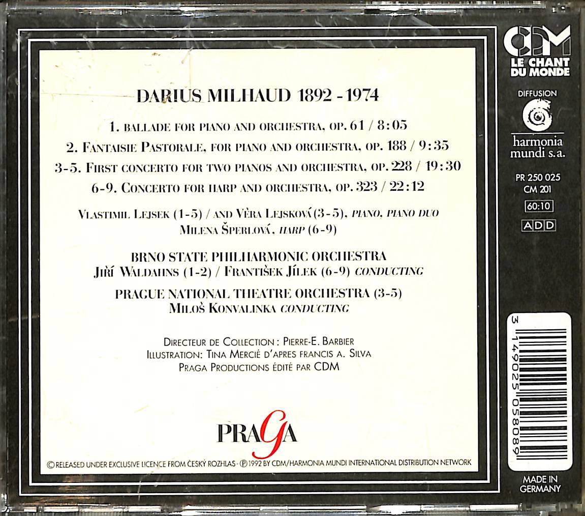 The Darius Milhaud Centenary, Vol.5 The Spirit of the Concerto CD (İkinci El) CD5370 - 2