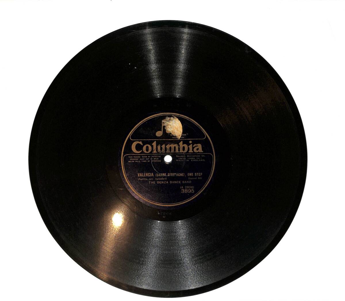 The Denza Dance Band - Valencia / Why Do Short Men Like Tall Girls TAŞ PLAK (10/7.5) PLK26036 - 1