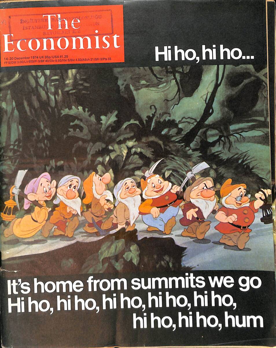 The Economist – 14-20 December 1974 – Something new out of Africa – The chalice won't go away NDR100964 - 1