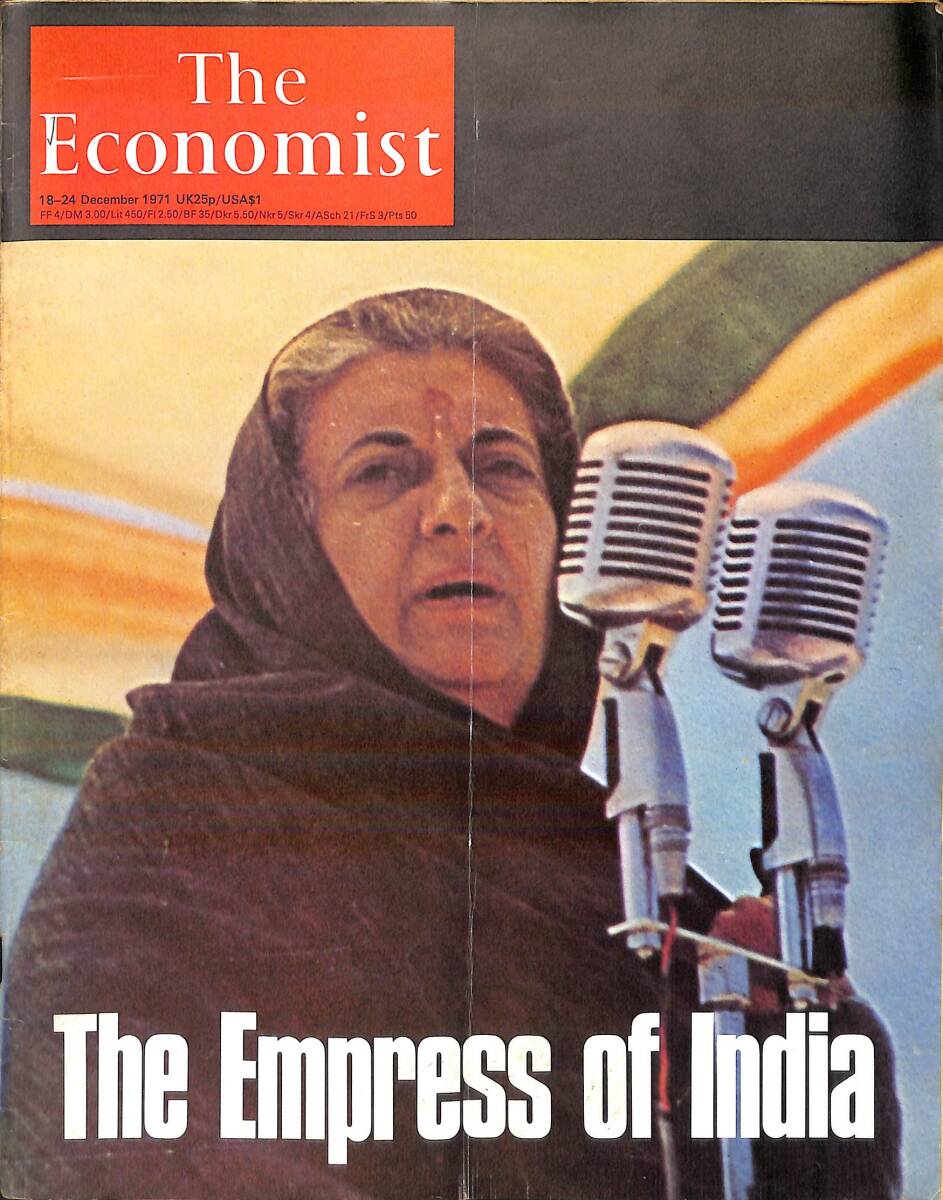The Economist – 18-24 December 1971 – The Empress of India – How Bangla Desh will be taught to walk NDR100909 - 1