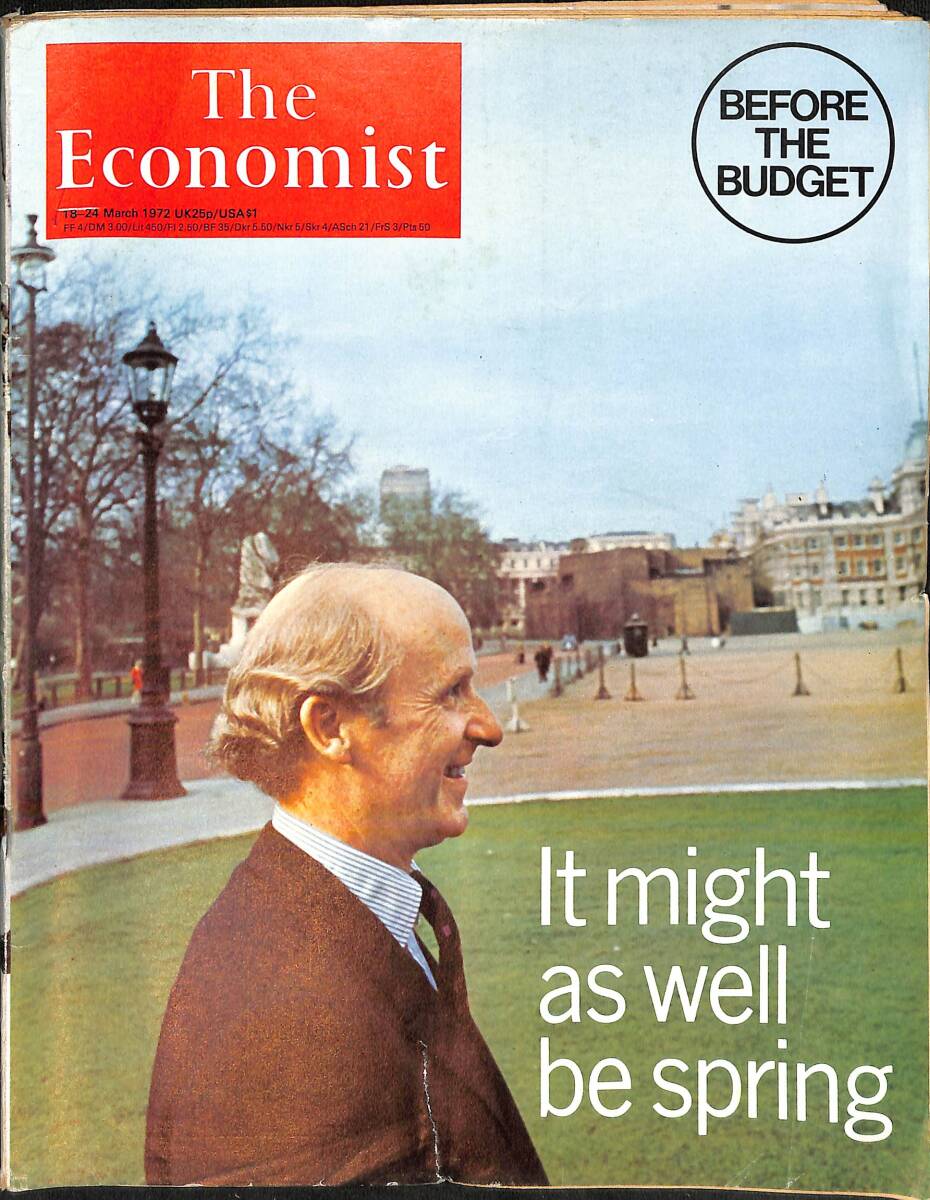 The Economist – 18-24 March 1972 – The billion-off budget? – A jolt for Ulster – The French are here again NDR100984 - 1
