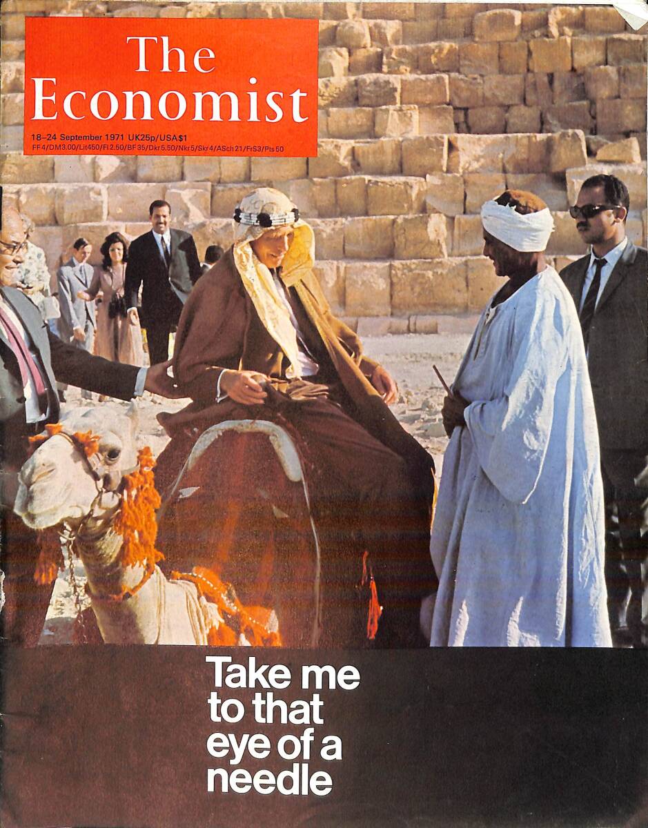 The Economist – 18-24 September 1971 – Sir Alec's ride – Like Jehu, they drove furiously NDR100917 - 1