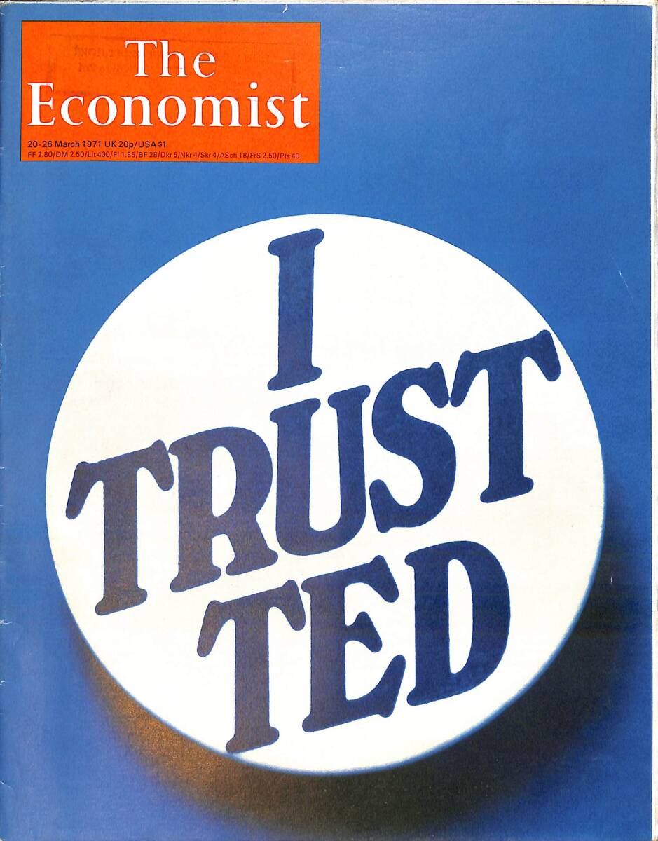 The Economist – 20-26 March 1971 – Mrs Gandhi: The 65 million question – Bratteli's minority fills the gap NDR100979 - 1