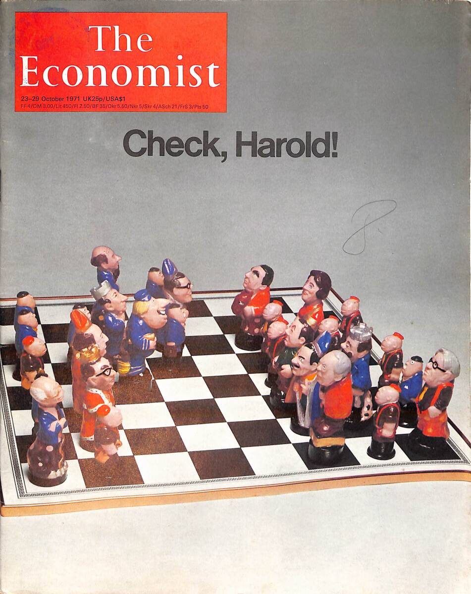 The Economist – 23-29 October 1971 – The war of Chiang's seat – Hoechst research increases road safety NDR100883 - 1