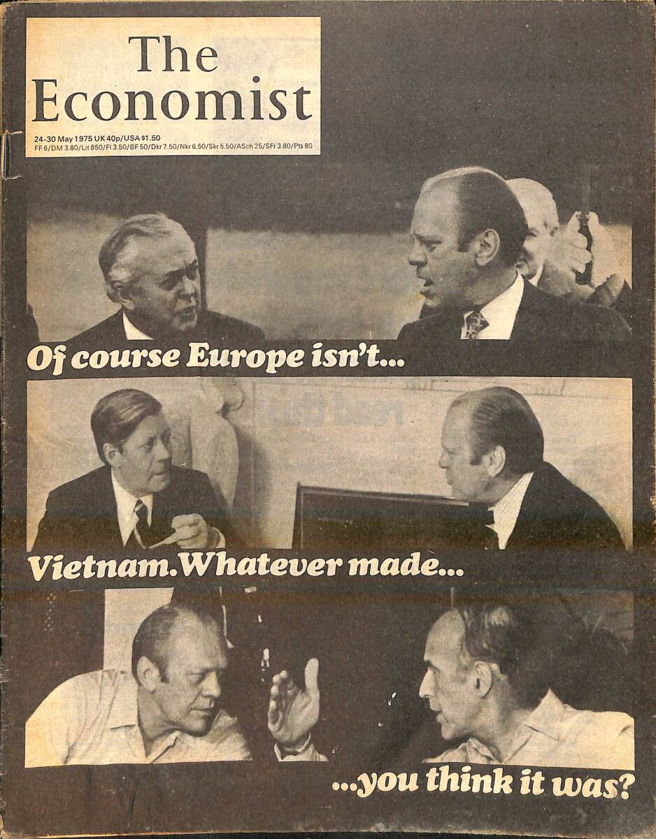 The Economist – 24-30 May 1975 – London: good borrower, bad spender – Thatcher: English revivalist in a Scottish graveyard NDR100940 - 1