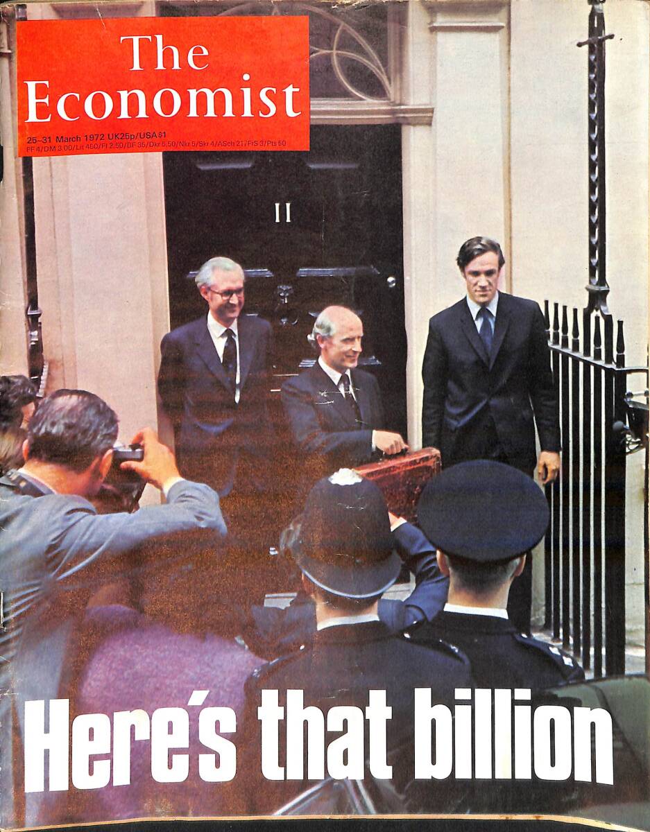 The Economist – 25-31 March 1972 – Tony has a triumph, but for how long this time? – When the anti-marketeers fell in love with France NDR100886 - 1