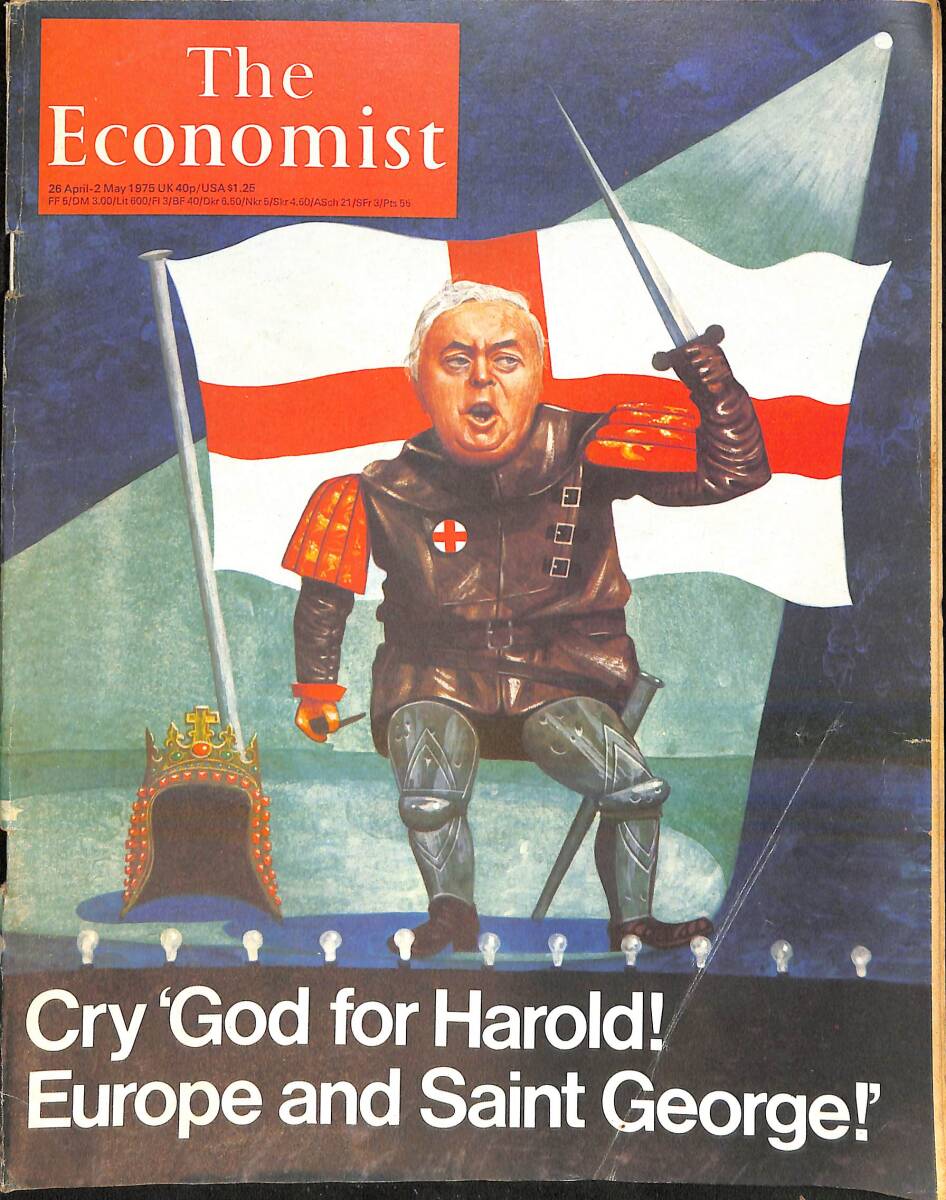 The Economist – 26 April 2 May 1975 – Cry 'God for Harold! Europe and Saint George!' NDR100938 - 1