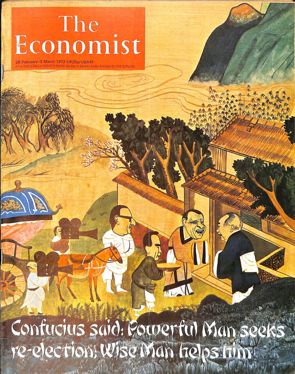The Economist – 26 February - 3 March 1972 – Mr. Jack Lynch has the change – A change for Ireland – India spans the old empire like a new colossus NDR100981 - 1