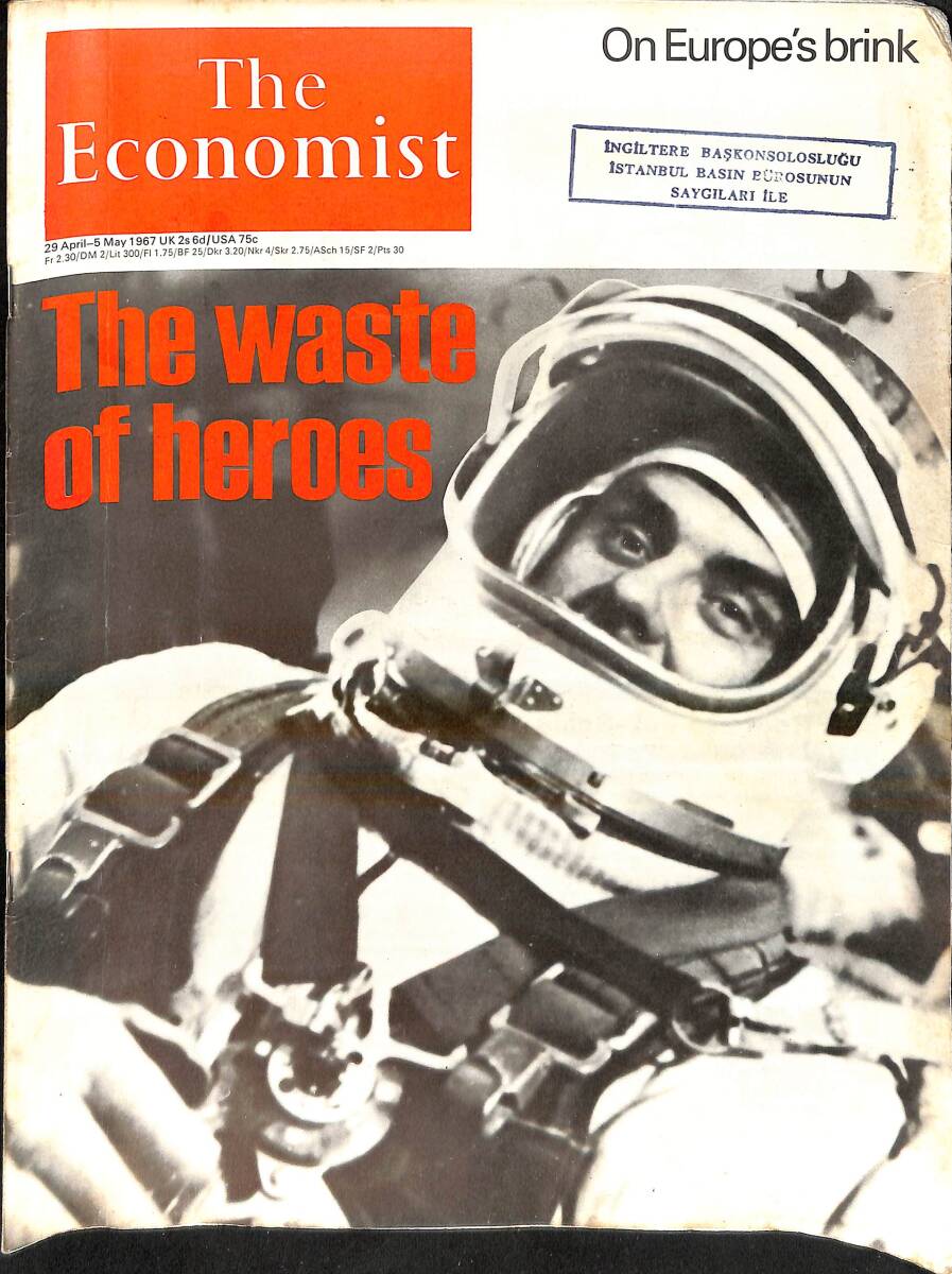The Economist – 29 April - 5 May 1967 – France's Bitter Medicine – Justice for Ben Barka. NDR100937 - 1