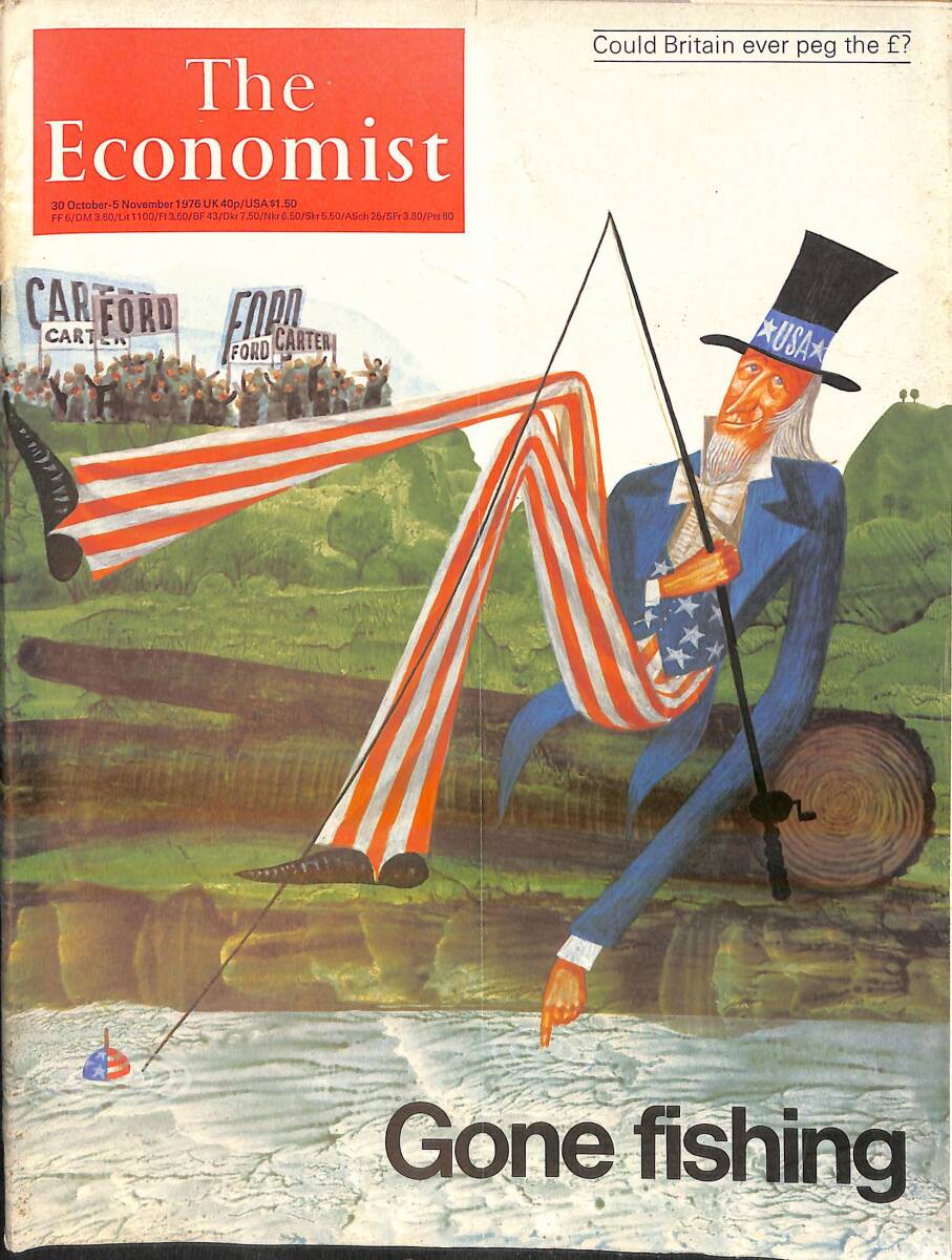 The Economist – 30 October - 5 November 1976 – Winston S. Wilson – Jimmy Carter – Lords for burning? NDR100955 - 1