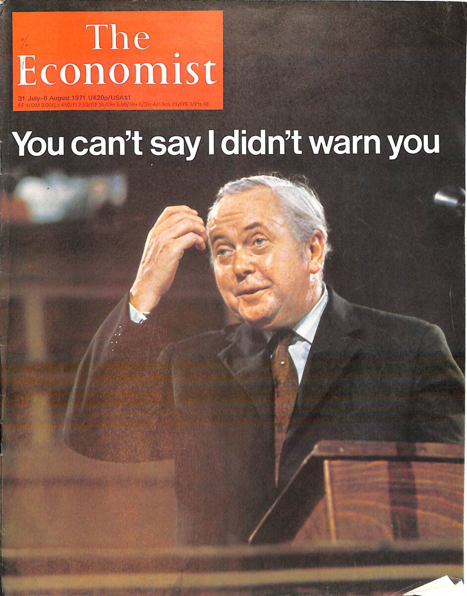 The Economist – 31 July - 6 August 1971 – Lockheed in a political squeeze NDR100914 - 1
