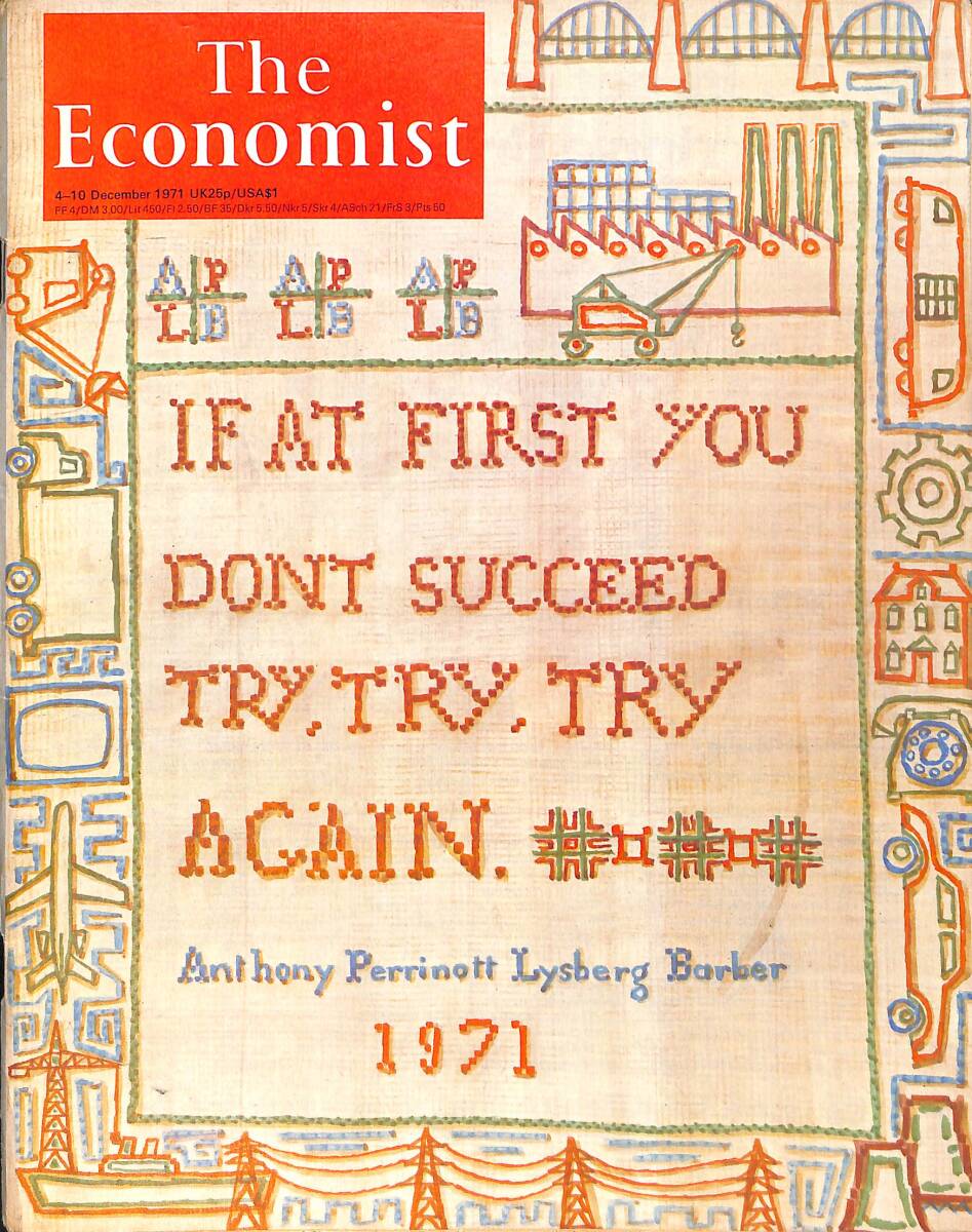 The Economist – 4-10 December 1971 – La Reyne le veult – A desperate man hesitates in the face of war NDR100947 - 1