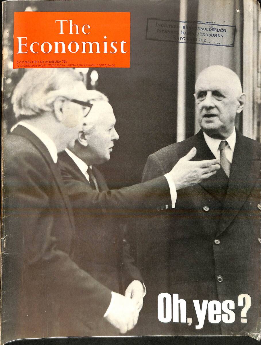 The Economist – 6-12 May 1967 – Mr. Gardner Ackley – Mr. William Martin NDR100929 - 1