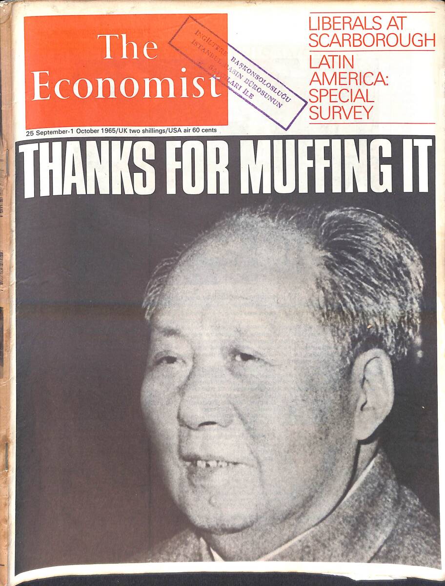 The Economist – AIR Edition – 25 September - 1 October 1965 – Latin America: Special Survey – Liberals At Scarborough NDR100667 - 1