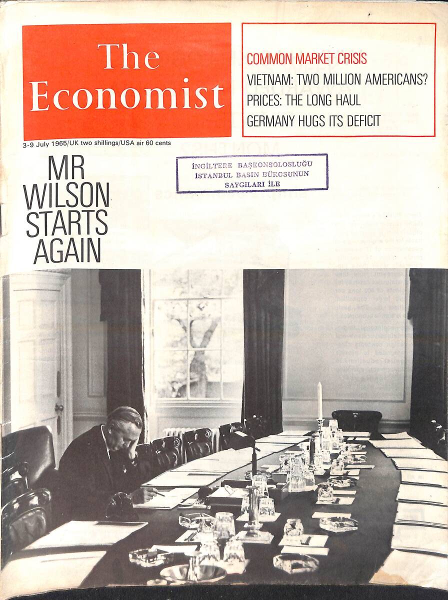 The Economist – AIR Edition – 3-9 July 1965 – Mr Wilson Starts Again – Vietnam: Two Million Americans? NDR100663 - 1