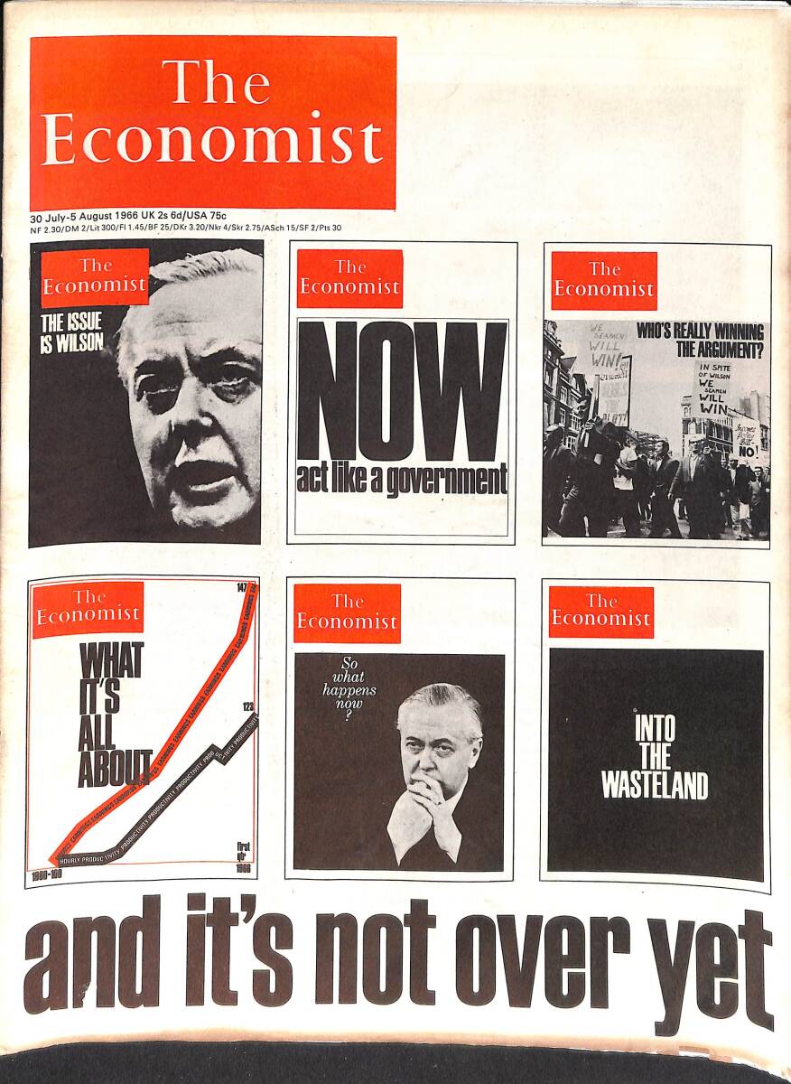 The Economist – AIR Edition – 30 July - 5 August 1966 – Mrs Castle's Book of Words – Mr Smith's Club NDR100671 - 1