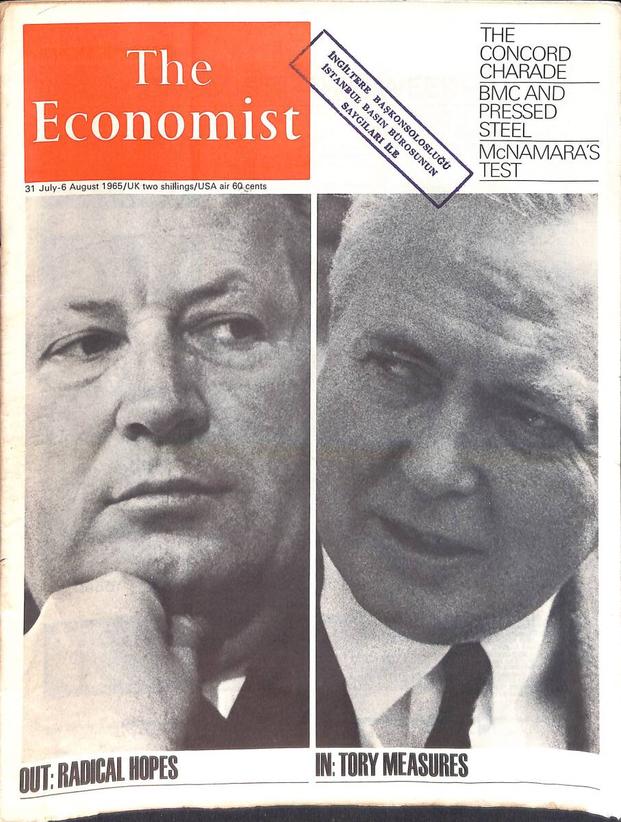 The Economist – AIR Edition – 31 July - 6 August 1965 – Israel Escape from the Sabbath NDR100660 - 1