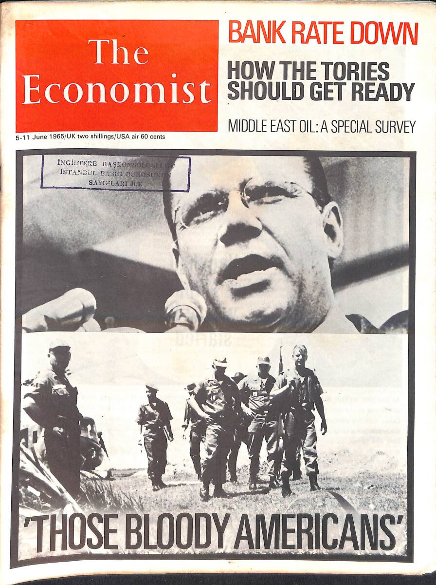 The Economist – AIR Edition – 5-11 June 1965 – Those Bloody Americans – Middle East Oil: A Special Survey NDR100664 - 1