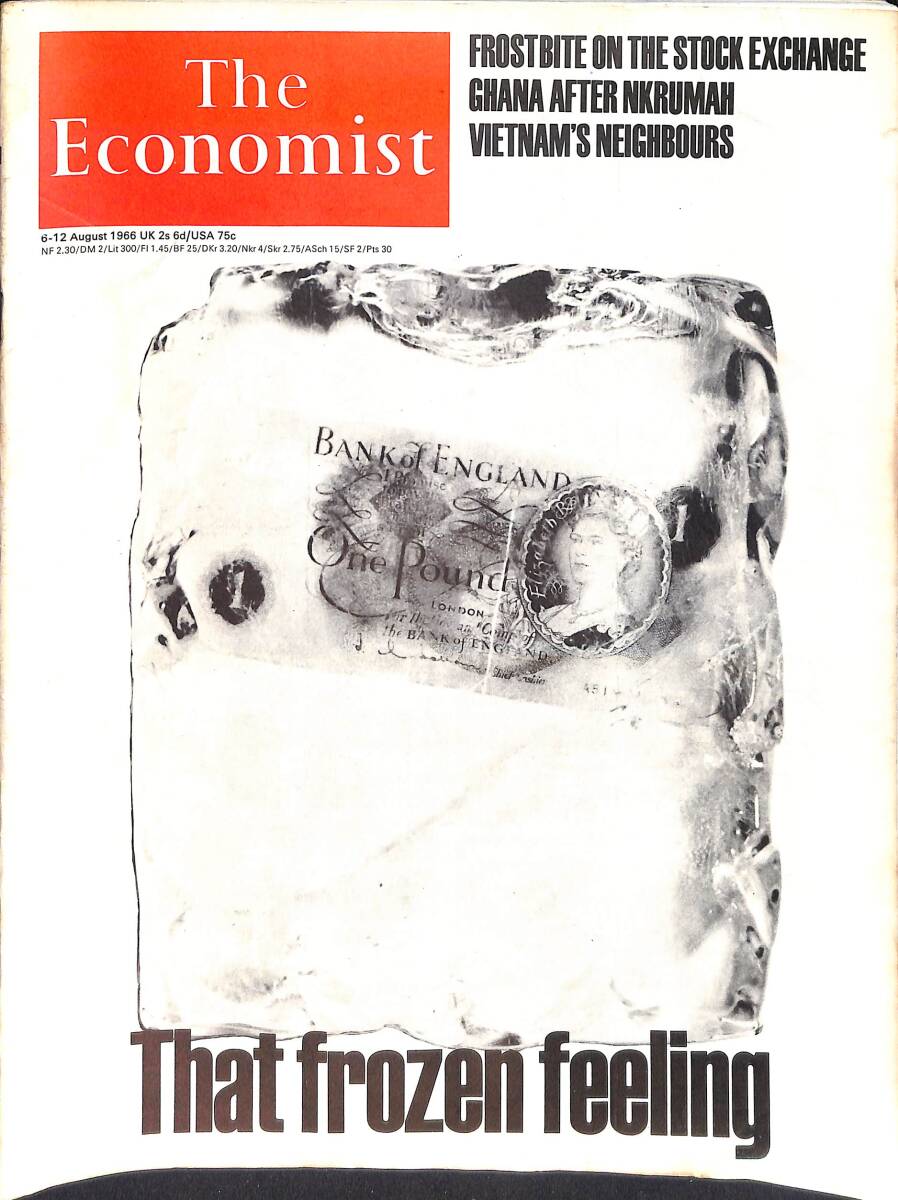 The Economist – AIR Edition – 6-12 August 1966 – Frostbite On The Stock Exchange Ghana After Nkrumah Vietnam's Neighbours NDR100670 - 1