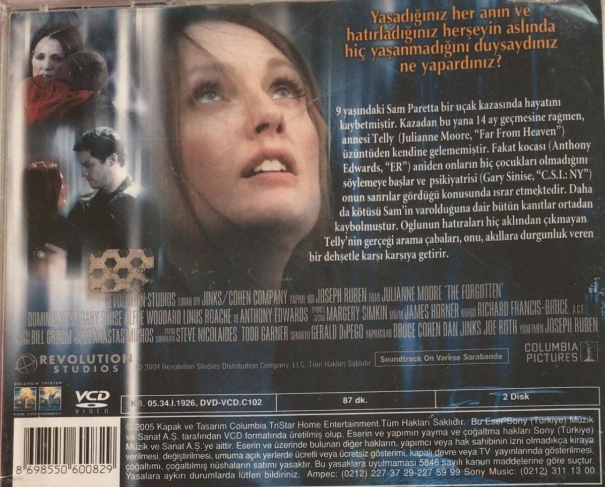 The ForgottenGizemli Parçalar VCD Film VCD7857 - 2