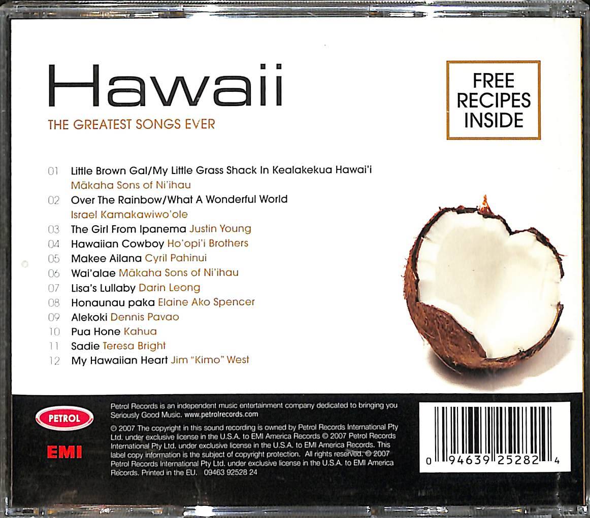 The Greatest Songs Ever - Hawaii CD (İkinci El) CD5536 - 2