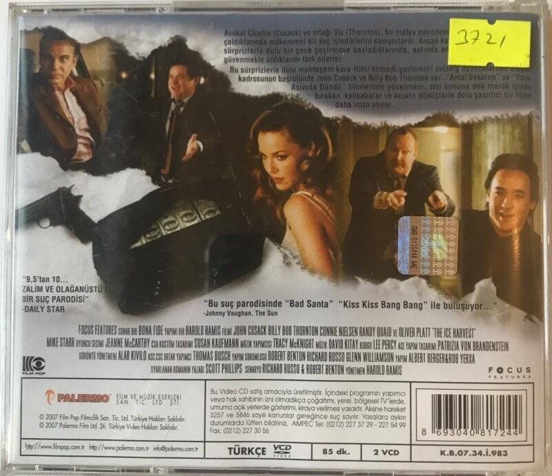 The Ice Harvest Buz Hasadı VCD Film VCD4459 - 2