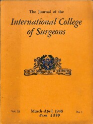 The Journal Of The International College Of Surgeons March-April 1948 No.2 NDR77573 - Gökçekoleksiyon