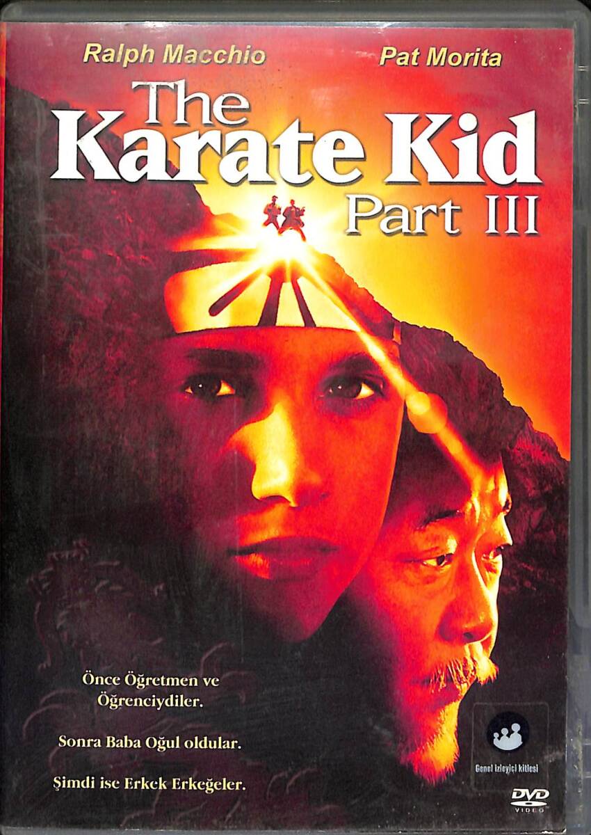 The Karate Kid Part III – Ralph Macchio, Pat Morita Orijinal DVD (İkinci El) * 1989 – Tiglon * DVD2923 - 1