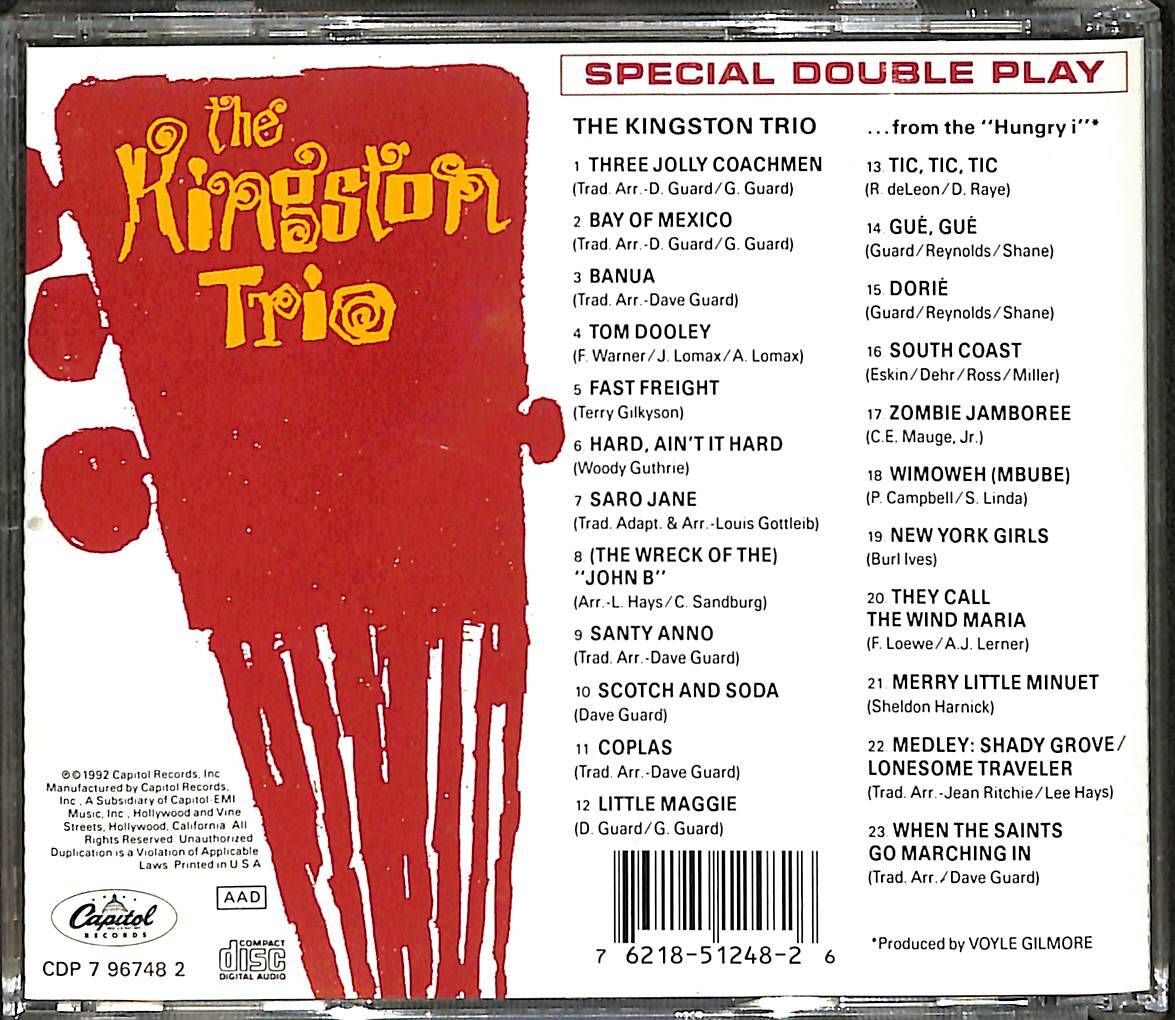 The Kingston Trio - ...from the Hungry CD (İkinci El) CD4146 - 2