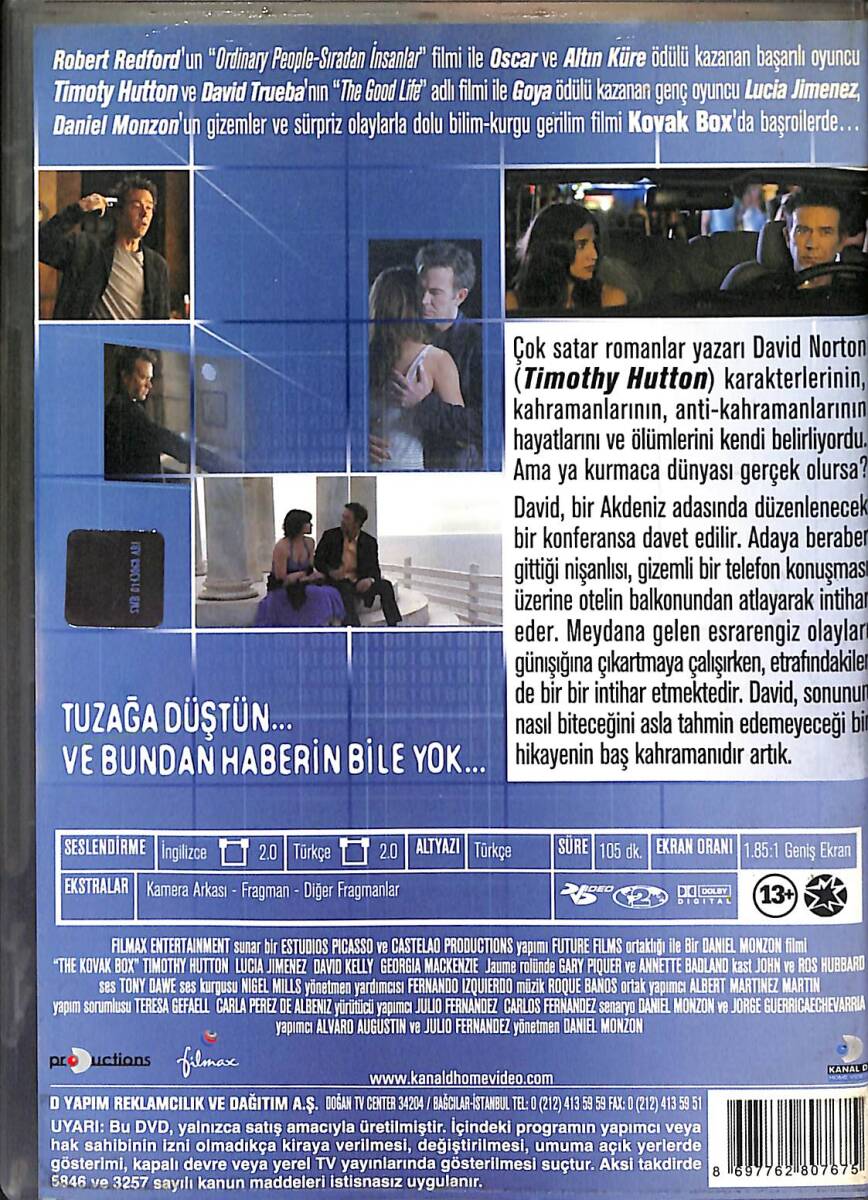 The Kovak Box DVD Film (İkinci El) DVD2636 - 2