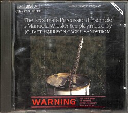 The Kroumata Percussion Ensemble 2 / Manuela Wiesler, flute CD (İkinci El) CD5275 - 1