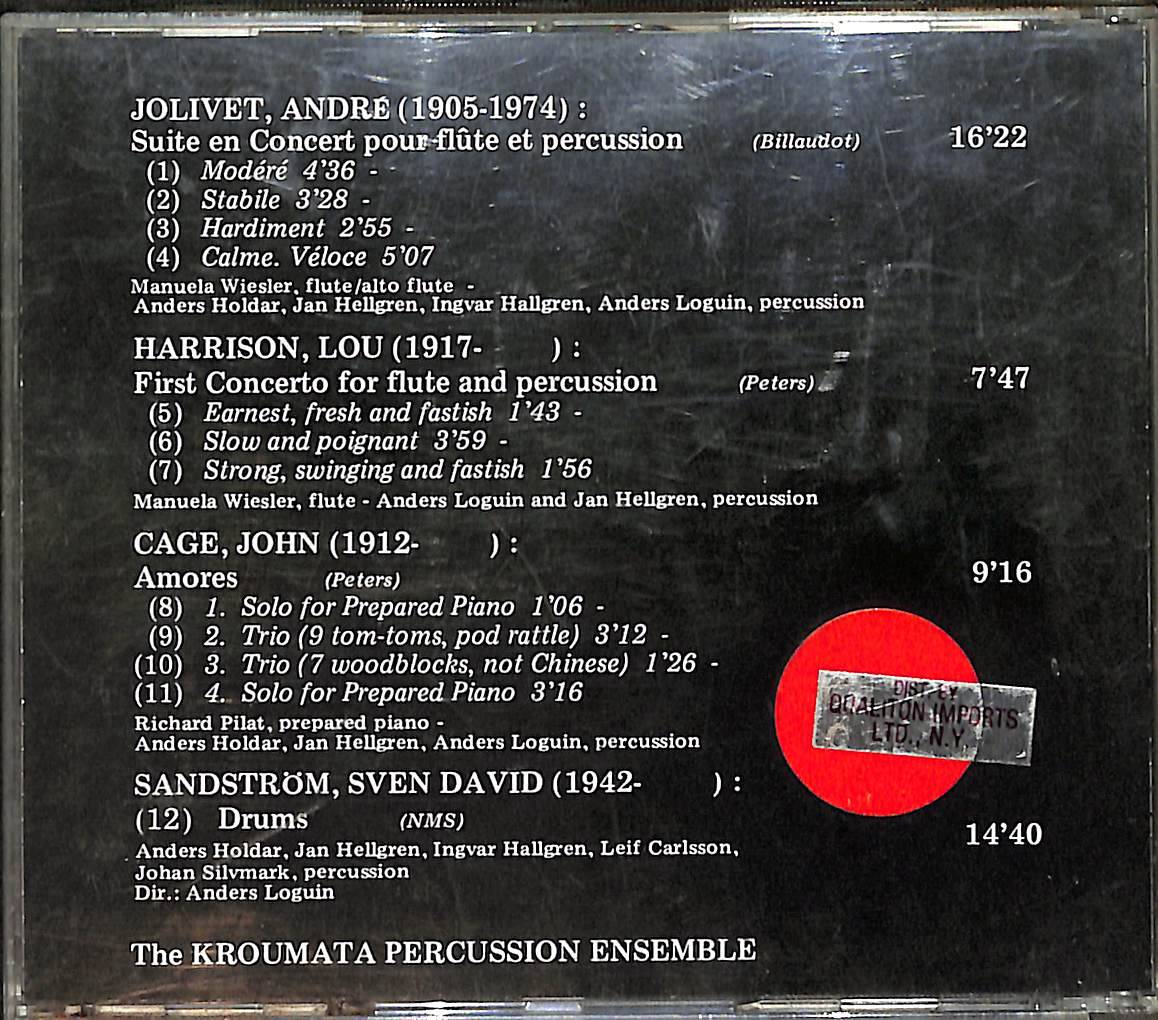 The Kroumata Percussion Ensemble 2 / Manuela Wiesler, flute CD (İkinci El) CD5275 - 2