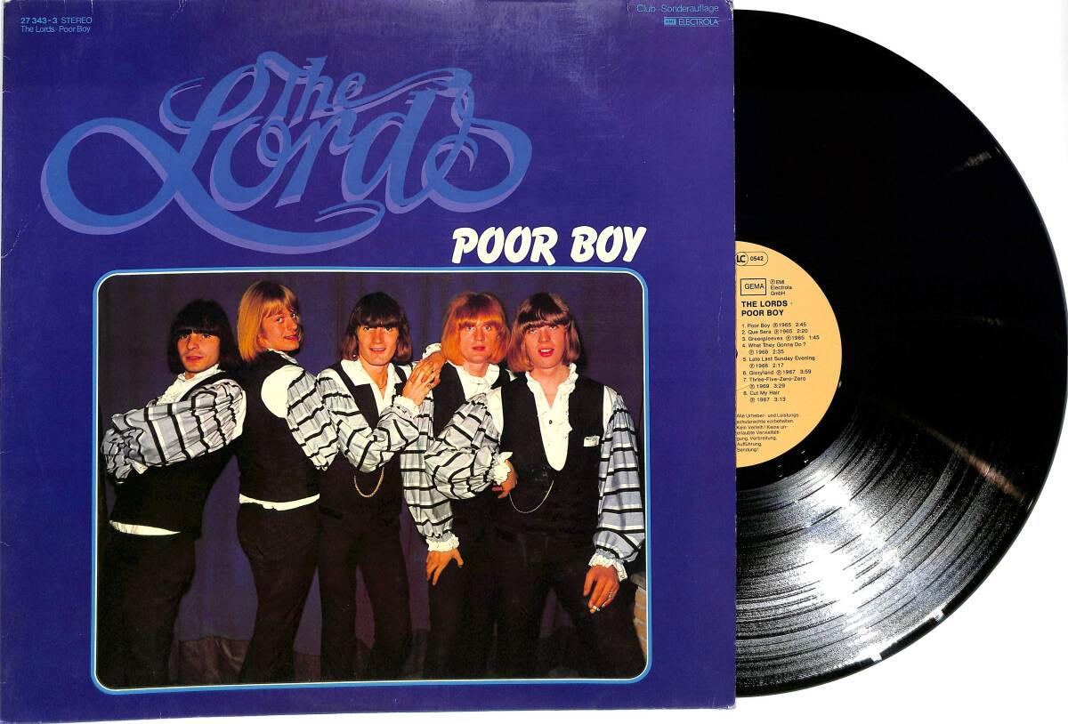 The Lords - Poor Boy LP PLAK (10/8.5) PLK25933 - 1