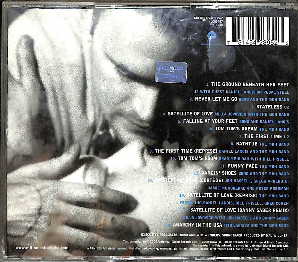 The Million Dollar Hotel - Music From the Motion Picture CD (İkinci El) CD4543 - 2