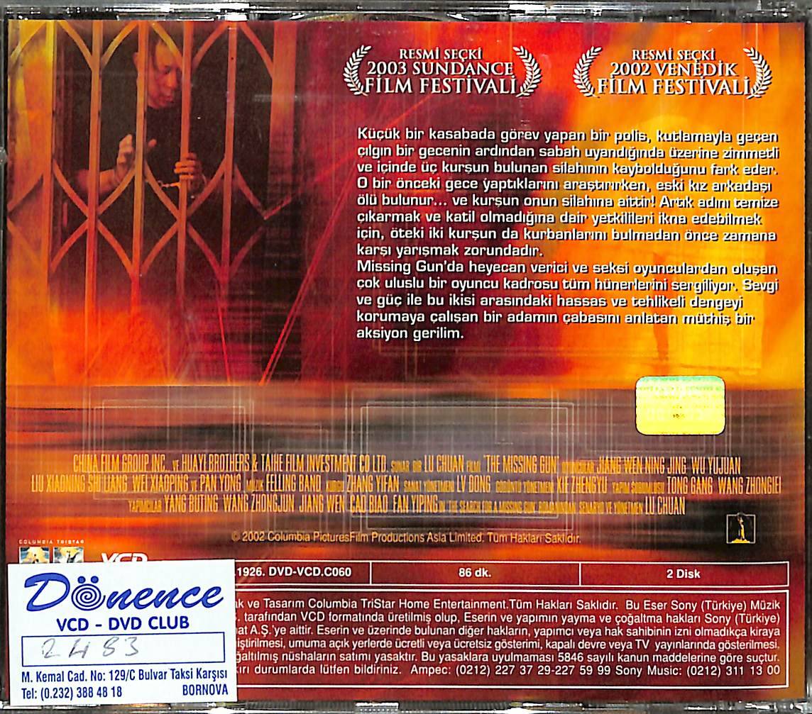 The Missing Gun-Kayıp Silah Orijinal VCD Film VCD29127 - 2