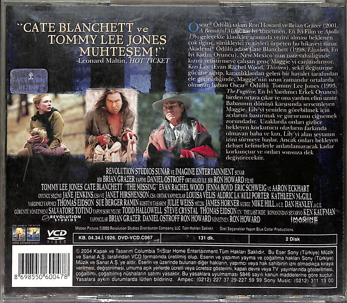 The Missing - Kayıp VCD Film (İkinci El) VCD27615 - 2