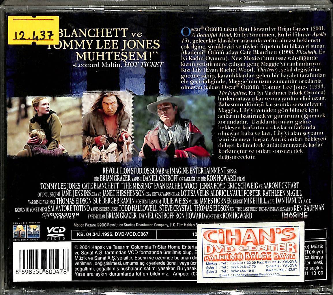 The Missing - Kayıp VCD Film VCD14114 - 2