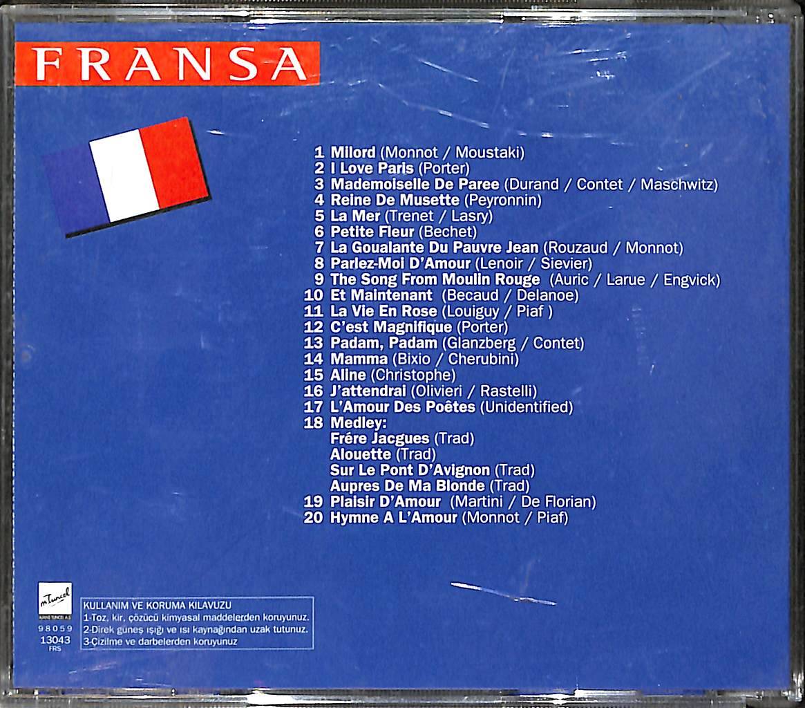 The Music of France - Fransa CD (İkinci El) CD4059 - 2