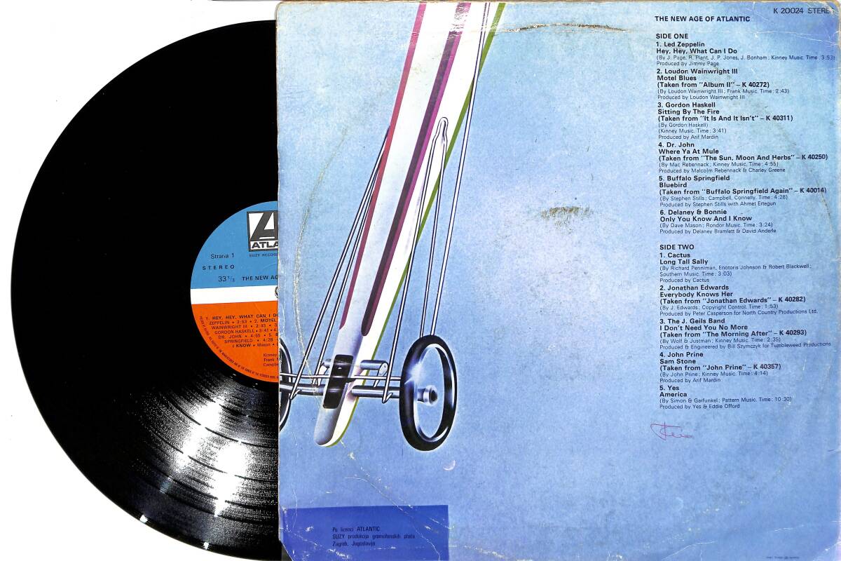 The New Age Of Atlantic (Yugoslavya Baskı) LP PLAK (10/8.5) PLK25943 - 2