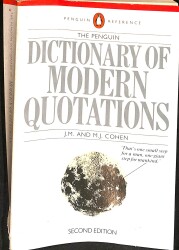 The Penguin Dictionary Of Modern Quotations NDR92622 - Gökçekoleksiyon