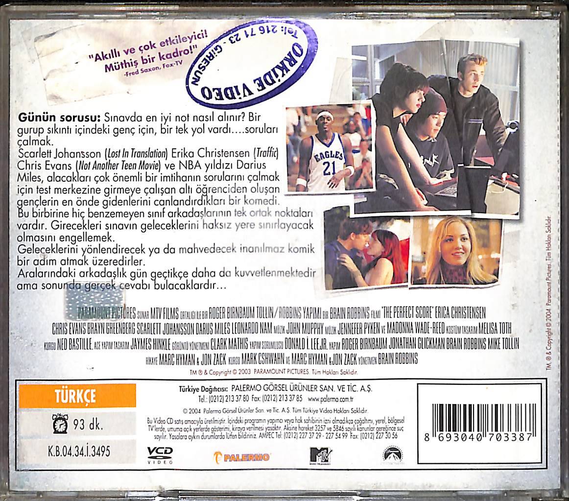 The Perfect Score VCD Film (10/6) VCD26313 - 2