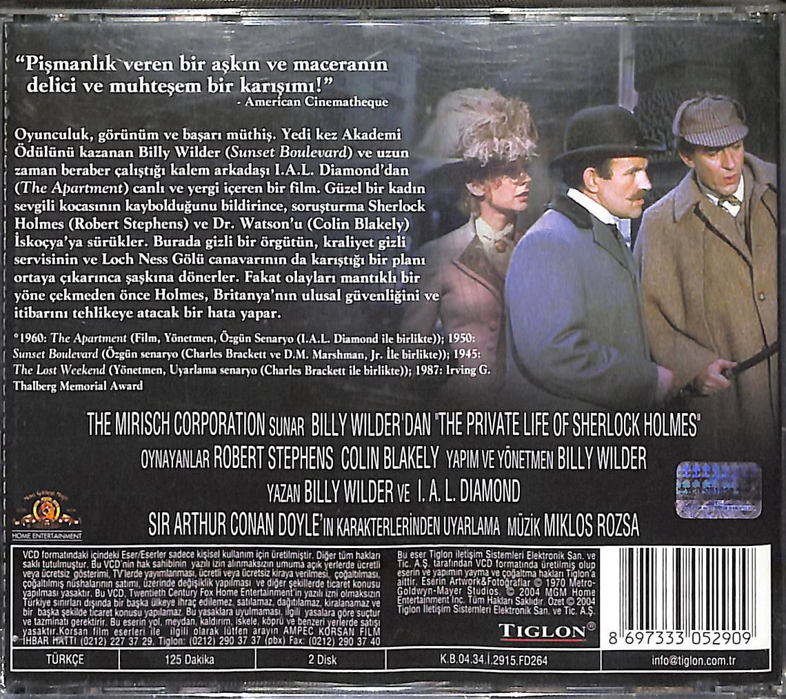 The Private Life Of Sherlock Holmes – Sherlock Holmes'un Özel Hayatı Orjinal VCD Film ' Robert Stephens, Colin Blakely ' VCD28002 - 2