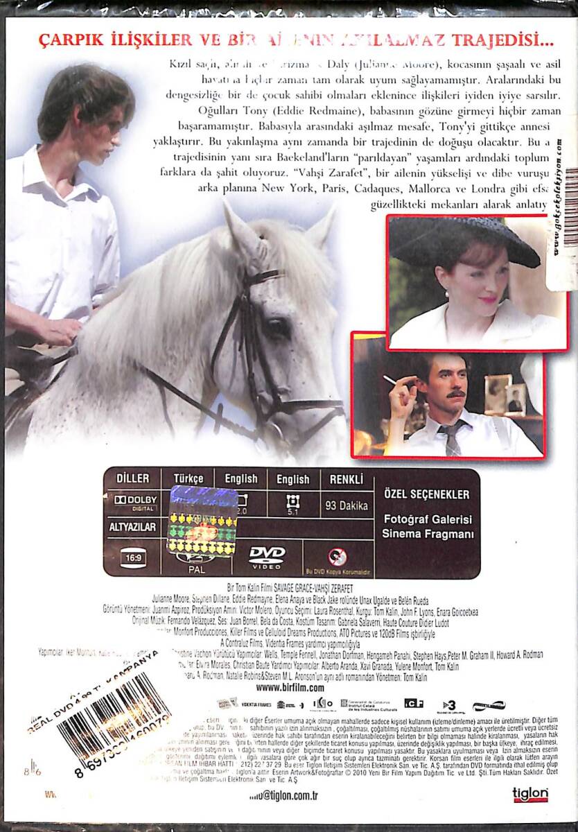 Vahşi Zarafet - Savage Grace DVD Film Sıfır DVD2882 - 2