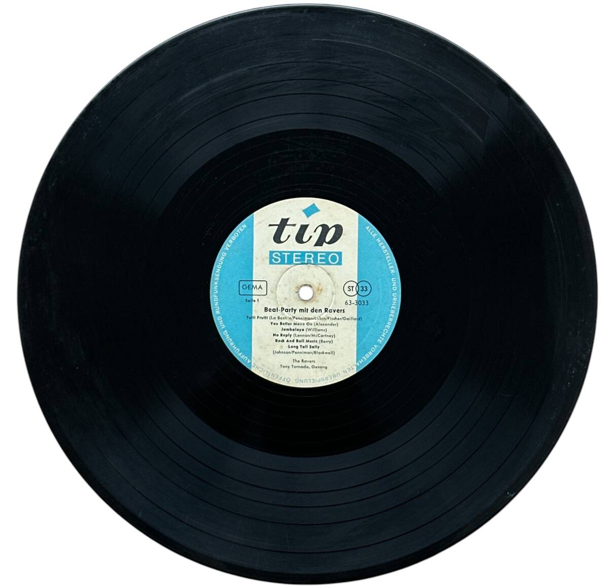 The Ravers (4) ‎– Beat Party Mit Den Ravers LP Plak (10/7) PLK25550 - 1