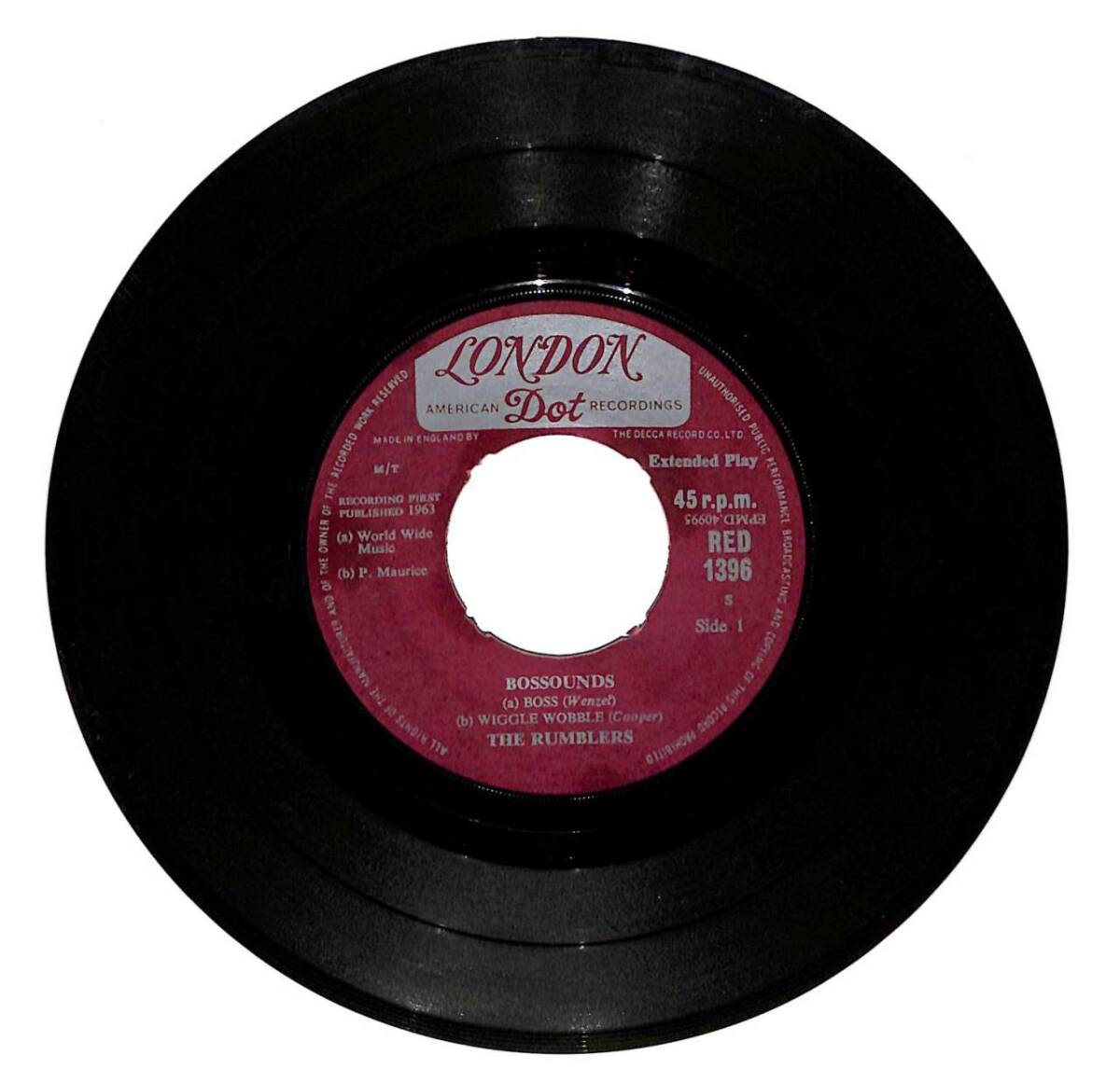 The Rumblers (1963,London) ‎– Bossounds (106) PLK12555 - 1